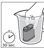 DARTY EP2224/10 - Ativar o filtro de agua AquaClean (5 min.) - 7