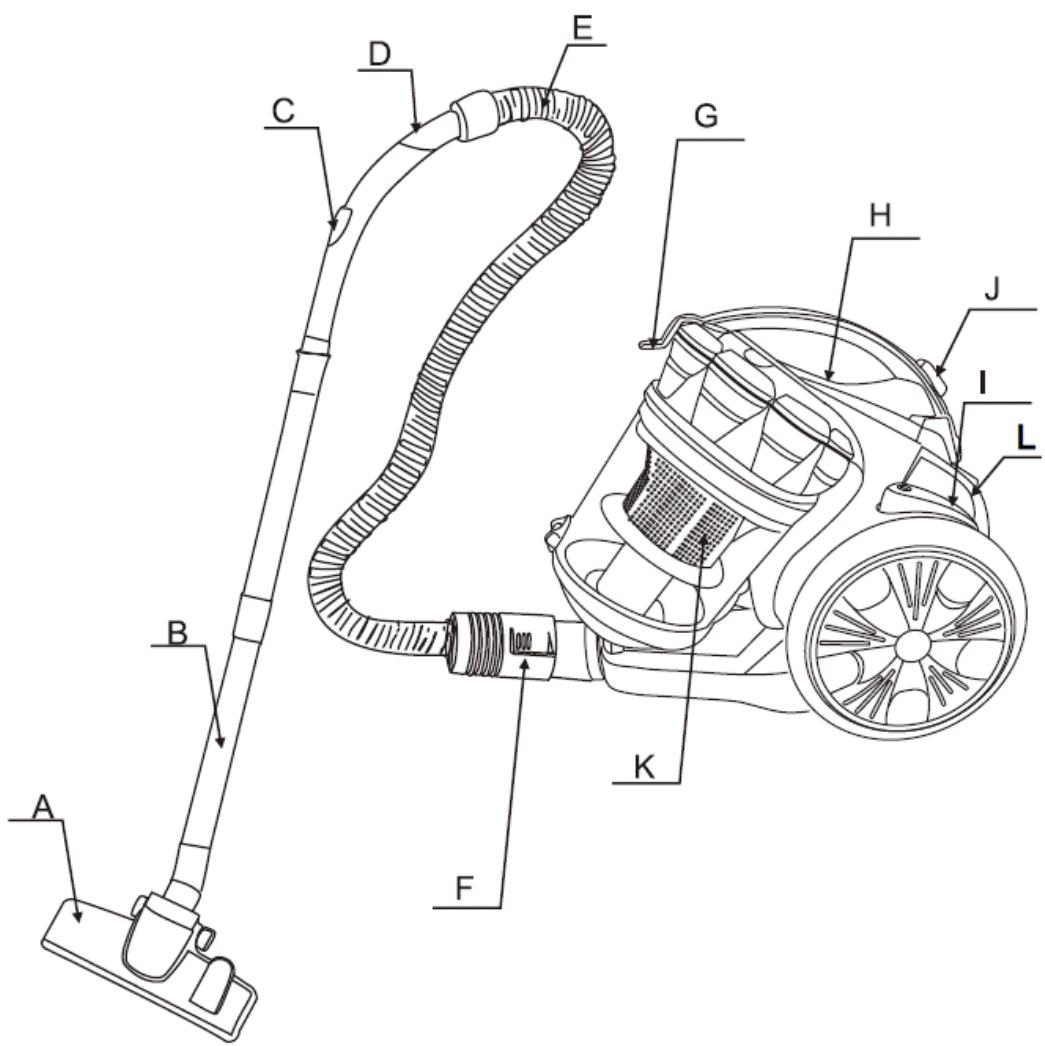 H.KOENIG ASPIRATEUR TRAINEAU STC68 - 1