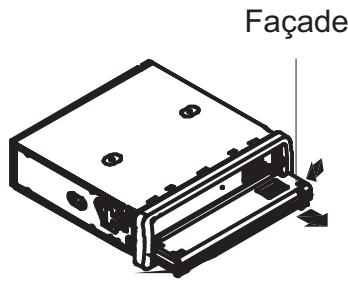 NEOM AR1012USB - Enlèvement la façade détachable - 2