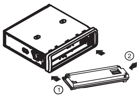 NEOM AR1012USB - Mise en place de la façon détachable - 1