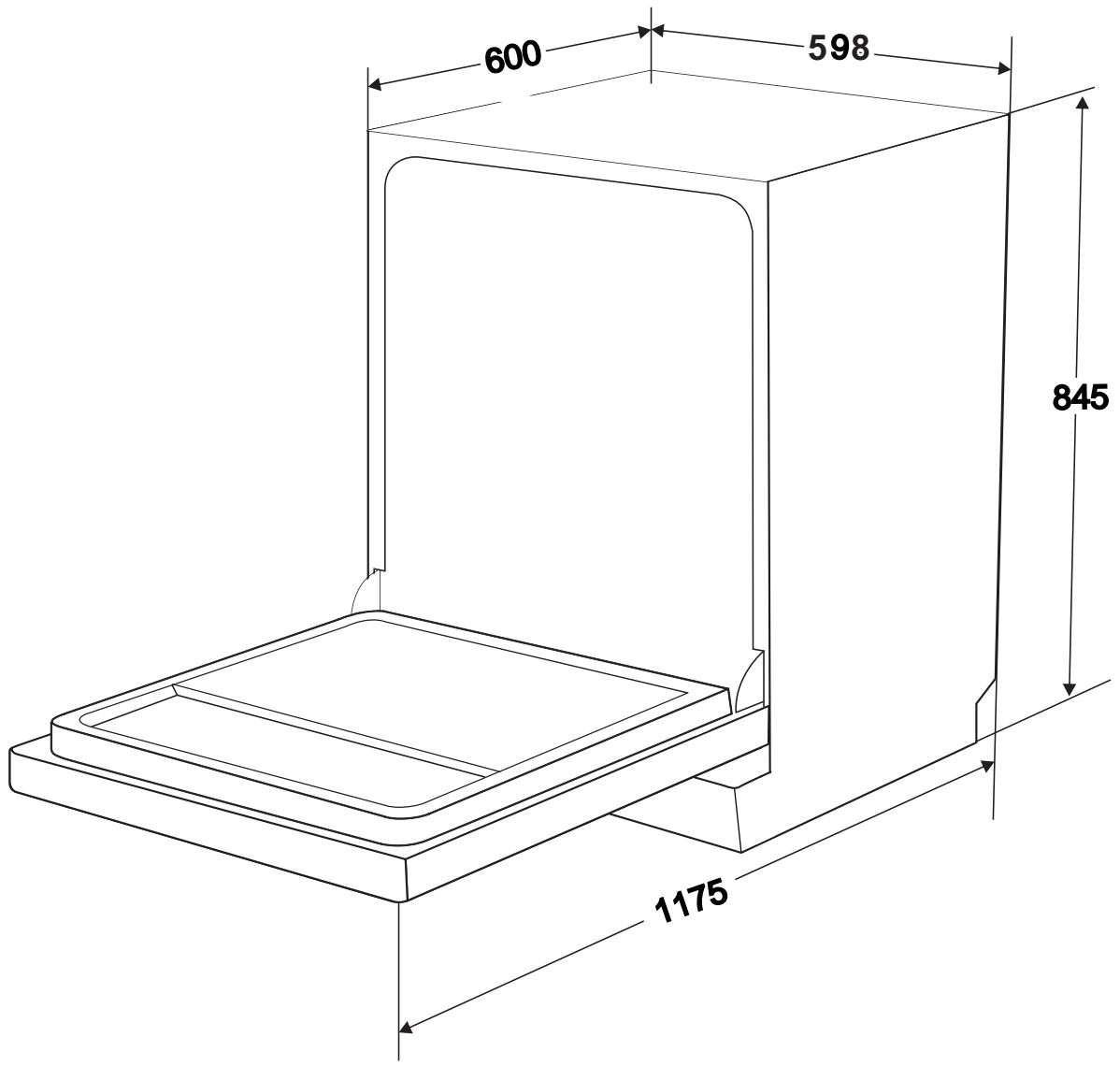 DARTY DSF15624X - Technical Information - 1