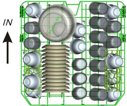 DARTY DSF15624X - Loading the Upper Basket - 1