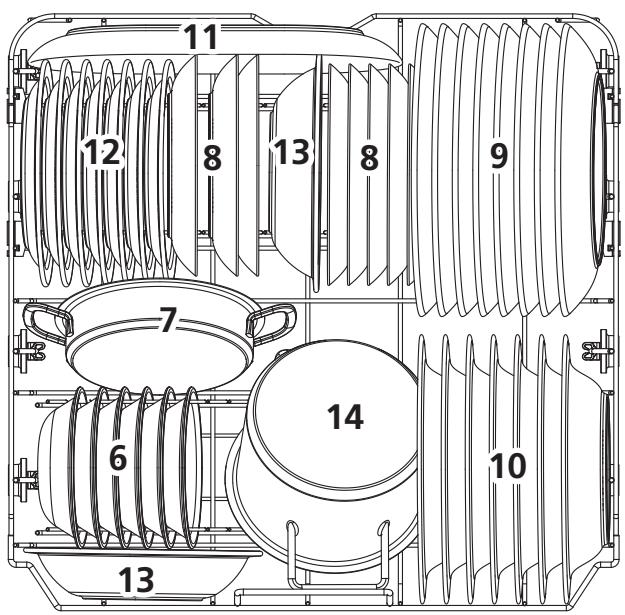 DARTY DSF15624X - Panier du bas : - 1