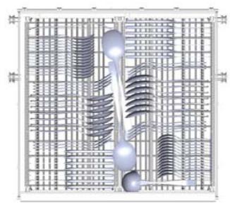DARTY DSF15624X - Remplissage du panier à couverts - 1