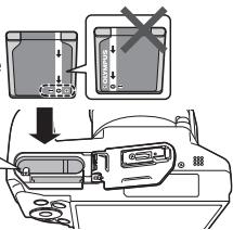 OLYMPUS SP-100E - Insertion et retrait de la batterie et de la carte - 2