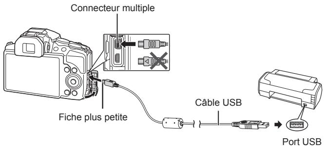 OLYMPUS SP-100E - Connexion de l'appareil photo - 1