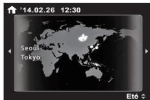 OLYMPUS SP-100E - Mise sous tension de l'appareil photo et réglages initiaux - 6