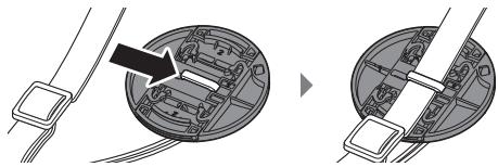 OLYMPUS SP-100E - Fixer la couroie - 3