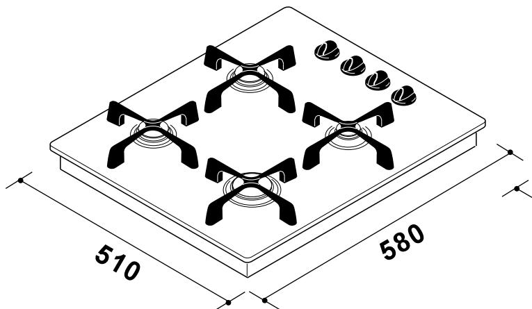 ARTHUR MARTIN TG 4054 G GRAPHITE - Encastrement - 1