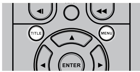 NAD T585 - TITLE (TITRE) ET MENU - 1