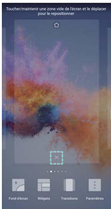 HONOR 7K BLEU - Supprimer des écrans d'accueil - 1