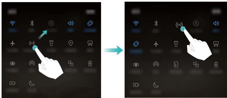 HONOR 7K BLEU - Configurer les interrupteurs de raccourci - 1