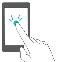 HONOR 7K BLEU - Gestes d'écran de base - 2