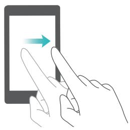 HONOR 7K BLEU - Gestes d'écran de base - 4