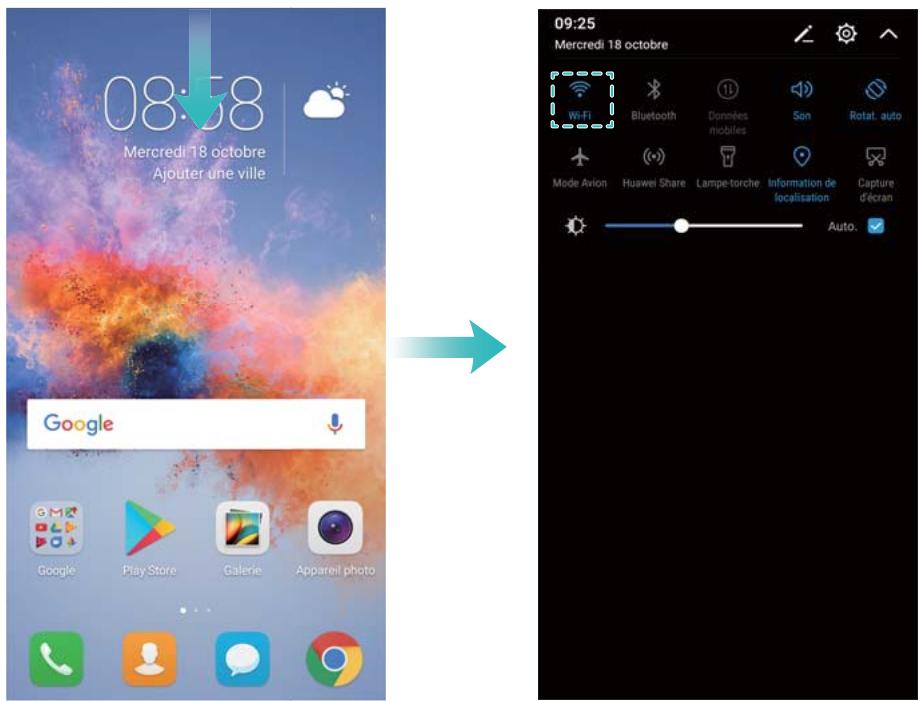 HONOR 7K BLEU - Se connecter à un réseau Wi-Fi - 1