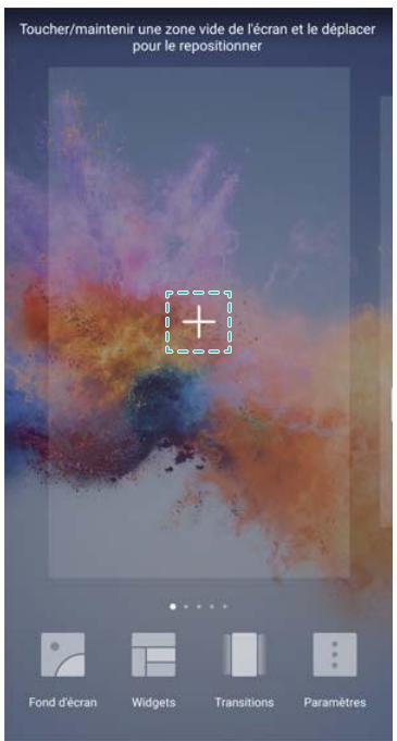 HONOR 7K BLEU - Ajouter des écrans d'accueil - 1