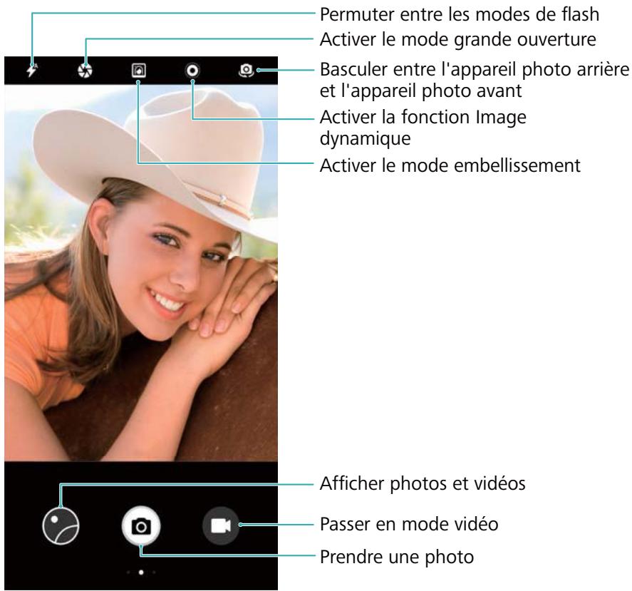 HONOR 7K BLEU - Options de l'appareil photo - 1