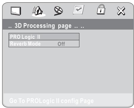 ELTAX NOVA SILVER - RéGLAGE PRO-LOGIC II - 1