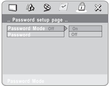 ELTAX NOVA SILVER - CONFIGURATION MOT DE PASSE - 1