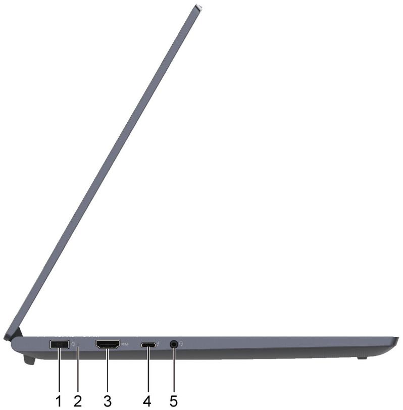 LENOVO Yoga Creator 7 15IMHO5 - Vue du côté gauche - 1