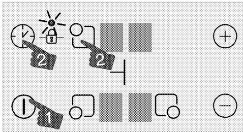 BEKO Hii63402ATZG - Activation du verrouillage des touches - 1