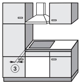 MIELE KMDA7272FR - Distance de sécurité latérale / arrêté - 5