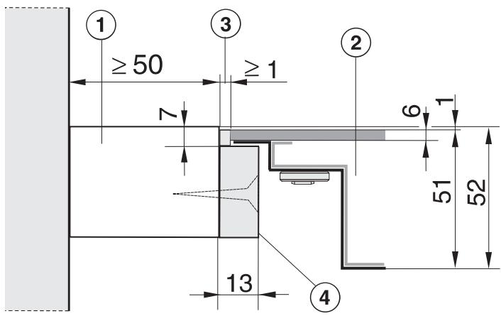 MIELE KM6349-1 - Plan de travail en bois massif / carrelé / en verre - 1