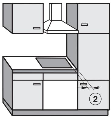 MIELE KM6349-1 - Distance de sécurité latérale / arrêté - 4