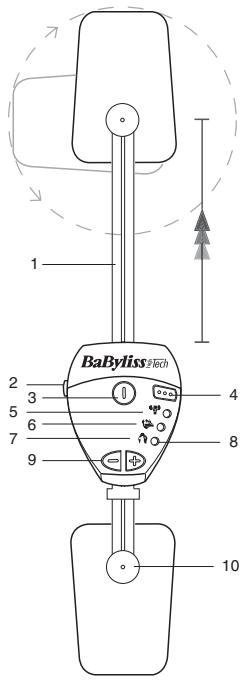BABYLISS 8320 - Description de l'appareil et de ses accessoires - 1