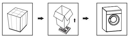 DARTY PROLINESECHE-LINGEPROCD81 - - Unpacking the dryer machine - 1