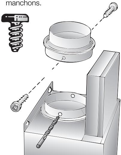 NEFF D9750NO - Branchement du conduit d'évacuation 120 mm: - 1