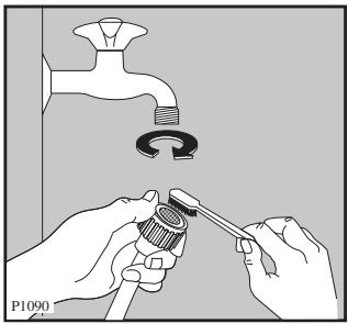 FAURE FWG 3139/1 - Filtre du tuyau d'alimentation - 1