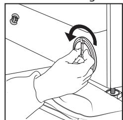 WHIRLPOOL BWM WG91484FR - Nettoyage du filtré à eau / évacuation de l'eau résiduelle - 3
