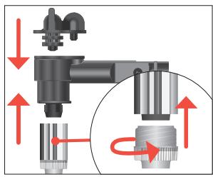JURA Z10 - Démontage et rinçage de l'écoulement combiné - 5