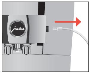 JURA Z10 - Démontage et rinçage de l'écoulement combiné - 1