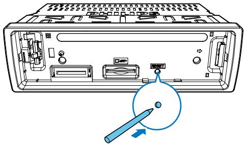 PHILIPS CE132 - Réinitialisation du système - 1