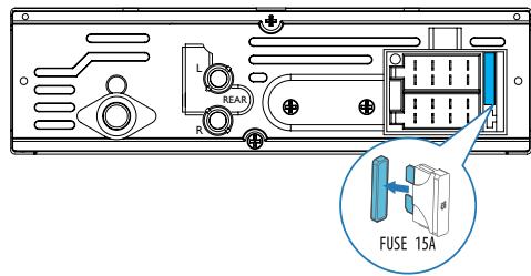 PHILIPS CE132 - Remplacement du fusible - 1