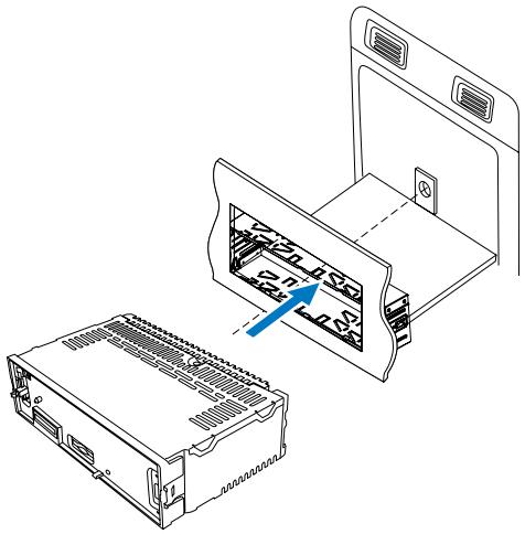 PHILIPS CE132 - Fixation dans le tableau de bord - 4