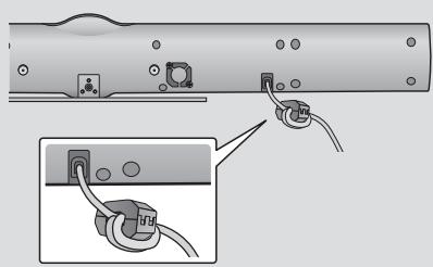 SAMSUNG HT-E8200BD - Fixation du noyau torique en ferrite au cordon d'alimentation - 1