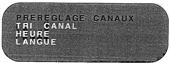 SHARP VC-GH61 - RÉGLAGE MANUEL D'UNE CHÂINE - 1