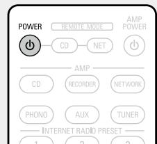 DENON DCD-720 - Maintenez POWER 品 appuyé pendant au moins 5 secondes. - 1