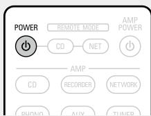DENON DCD-720 - Appuyez sur POWER pourmettre l'appareil sous tension. - 1