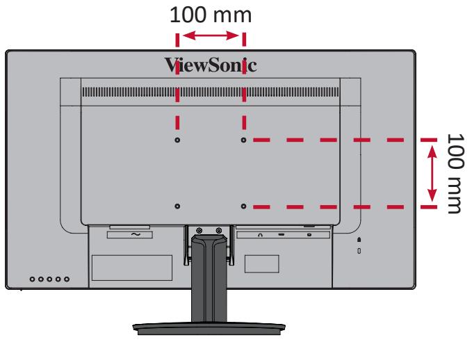 VIEWSONIC EcranVA2718-SH - Montage mural - 1