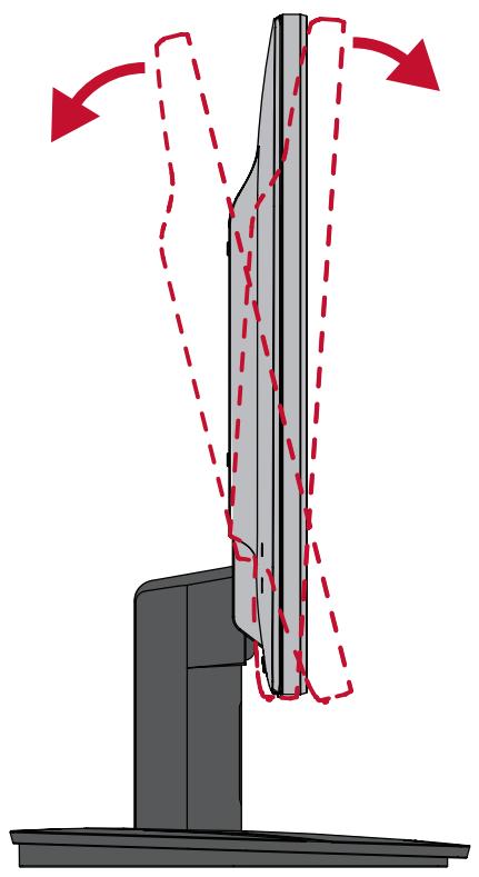 VIEWSONIC EcranVA2718-SH - Réglage de l'angle d'inclinaison - 1