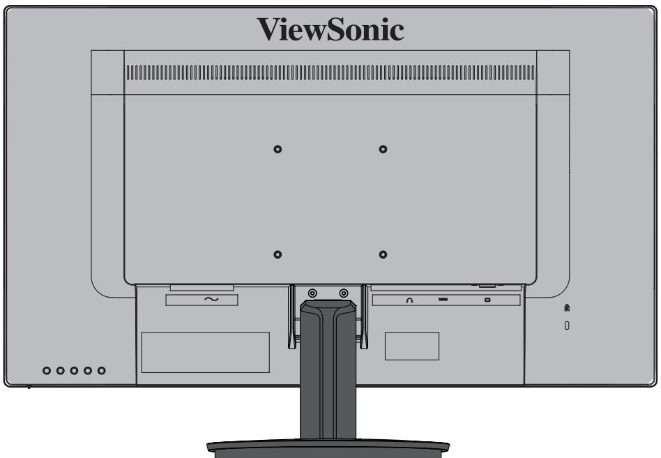 VIEWSONIC EcranVA2718-SH - Branchement sur l'alimentation - 1
