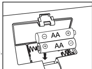 IHOMEREFERENCE RADIO REVEIL STEREO - Installer/remplacer les piles de secours - 1
