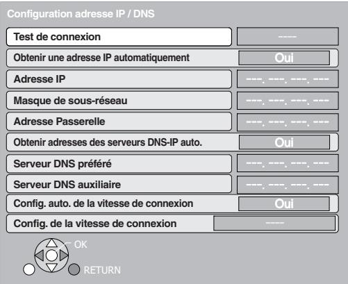 PANASONIC DMP-BD55 - Tester la connexion - 1