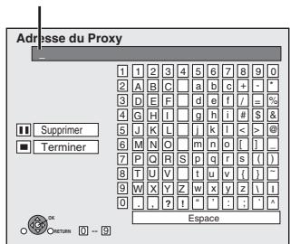 PANASONIC DMP-BD55 - Paramétrer le serveur mandataire - 2