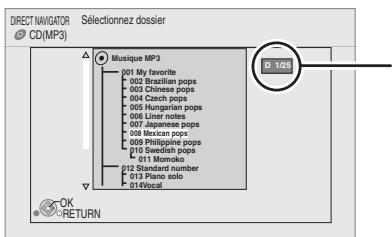 PANASONIC DMP-BD55 - MP3 lecture d'une piste dans un autre dossier - 1