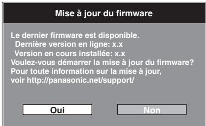 PANASONIC DMP-BD55 - Mise à jour du logiciel - 1